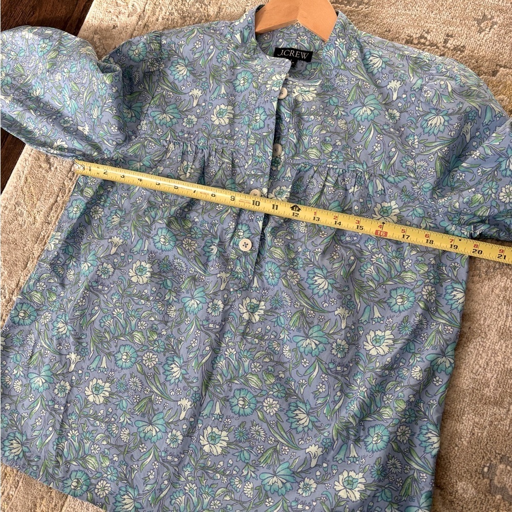 J.Crew Fresco Top in Floral Cotton Poplin - Picture 6 of 7